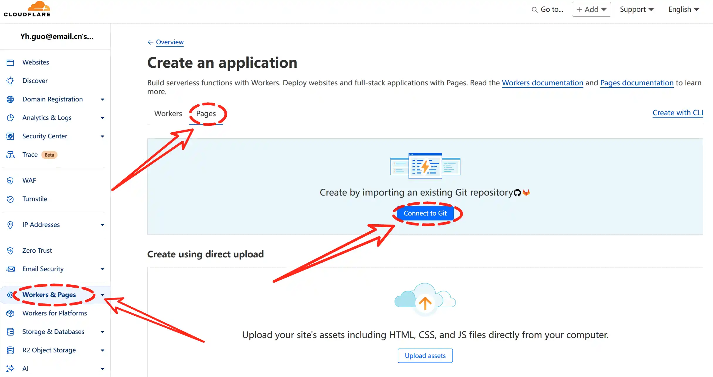 挂载到 Cloudflare Pages